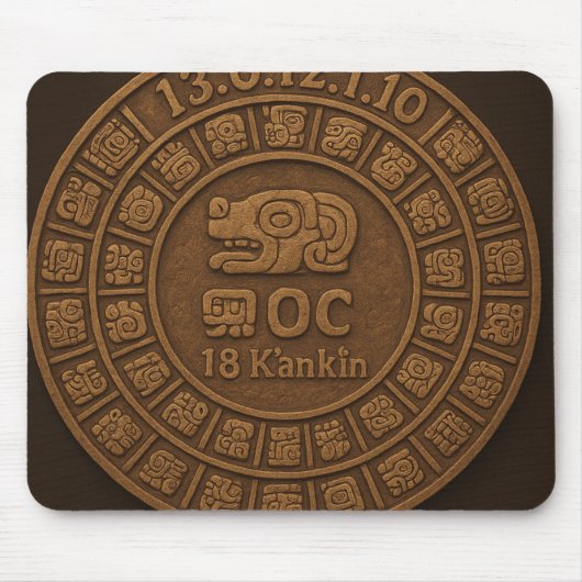 Tapis De Souris 🖱️ Mayan Long Count Mouse Pad (Devant)