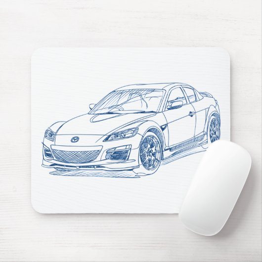 Tapis De Souris Maz RX8 2009 (Avec souris)