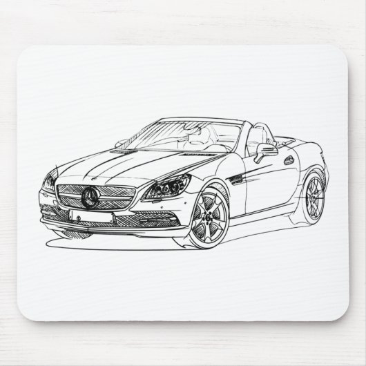TAPIS DE SOURIS MB SLK 2012 (Devant)