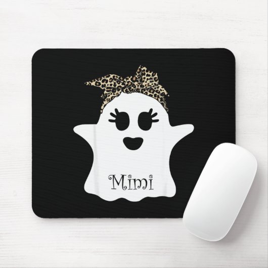 Tapis De Souris Mb Soky Mimi Ghost Bandana Boo Halloween Family Ma (Avec souris)