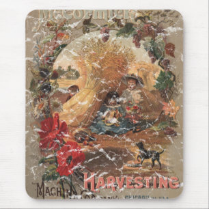 Tapis De Souris McCormick Harvesting-1873 - en détresse
