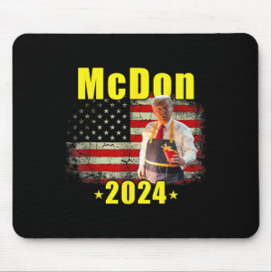 Tapis De Souris Mcdon 2024 Drôle Donald Trump Frites Cuisine F