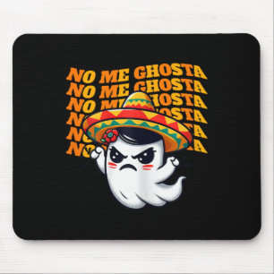 Tapis De Souris Me Ghosta Funny Mexicaine Halloween Fantôme Femmes