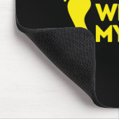Tapis De Souris Mec où est My Toe Amputee Disabilities Lauréats (Coin)