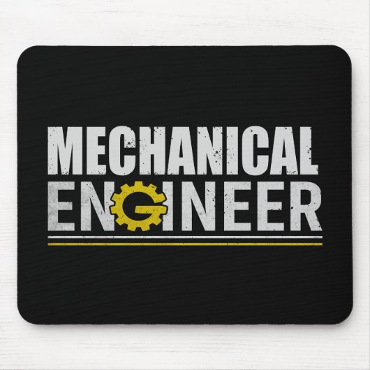 Tapis De Souris Mechanical Engineering Funny Engineer (Devant)