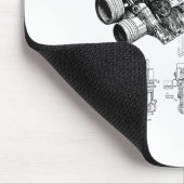 Tapis De Souris Mechanics Car Enthusiast Men Engine Eces (Coin)