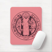 Tapis De Souris Médaille de Saint Benoît (Avec souris)