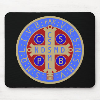 Tapis De Souris Médaille de St Benoît Mousepad
