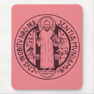Tapis De Souris Médaille Saint Benoît
