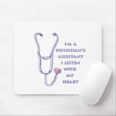 Tapis De Souris Médecin Assistant Coeur (Avec souris)