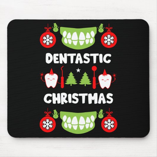 Tapis De Souris Médecin dentaire Xmas (Devant)