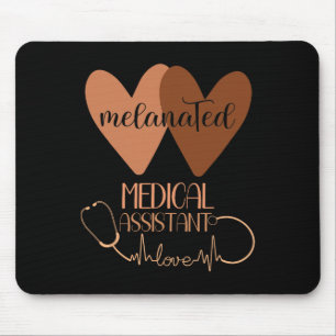 Tapis De Souris Médecin Istant Mois de l'histoire des Noirs Femmes