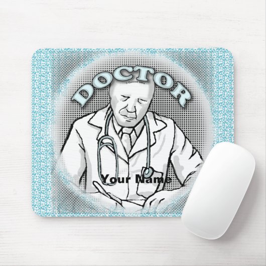 Tapis De Souris Médecin rétro (Avec souris)