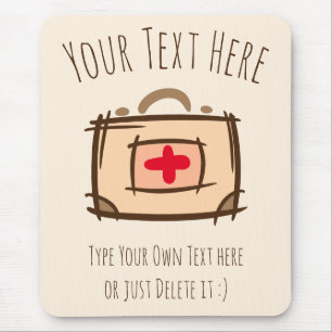 Tapis De Souris Médecin, urgence, infirmière, Modèle-cadeau paramé