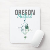 Tapis De Souris Medford Oregon Arbres géométriques (Avec souris)