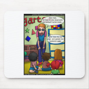 Tapis De Souris Médias Sociaux En Maternelle Drôle Cadeaux Et Tee