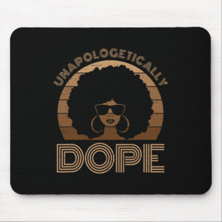 Tapis De Souris Médicament sans apologisme Melanin Afro Queen Blac