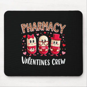 Tapis De Souris Médicaments de l'équipe de la Saint-Valentin pour