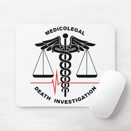 Tapis De Souris Medicolegal Death Investigation (Avec souris)