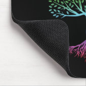 Tapis De Souris Méditation couleur ADN arbre Yoga Zen Asana Cadeau (Coin)