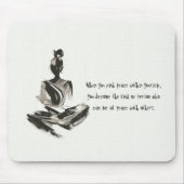 Tapis De Souris Méditation de l'instructeur de Yoga Pose Pose Brus (Devant)