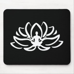 Tapis De Souris Méditation du yoga Lotus