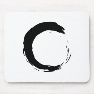Tapis De Souris Méditation Enso Cercle Pleine Conscience Bouddha B