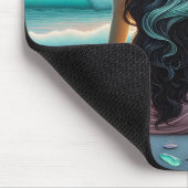 Tapis De Souris Méditation Harmonie sur la plage (Coin)