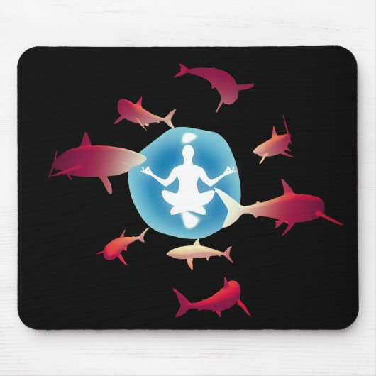 Tapis De Souris Méditation sous-marine (Devant)