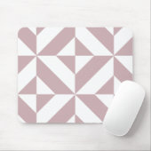 Tapis De Souris Medium Mauve Geometric Deco Cube Pattern (Avec souris)