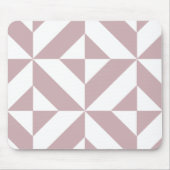 Tapis De Souris Medium Mauve Geometric Deco Cube Pattern (Devant)