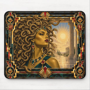 Tapis De Souris Medusa, Art Déco Mythique