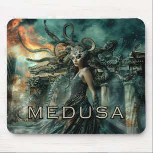 Tapis De Souris Medusa, Déesse Serpent De Mythologie Grecque, Gorg