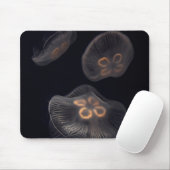 Tapis De Souris Méduse lune nageant (Avec souris)