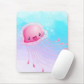 Tapis De Souris Méduses roses (Avec souris)