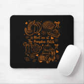 Tapis De Souris Meet Me At The Pumpkin Patch Coquette Bow Truck Fa (Avec souris)