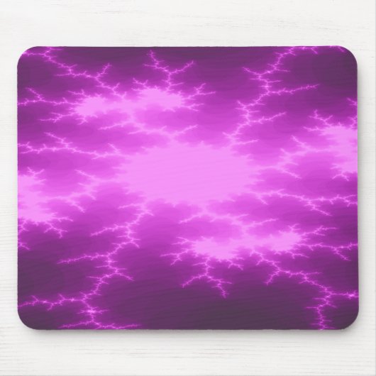 Tapis De Souris Mega Lightning Fractal Mousepad (Devant)