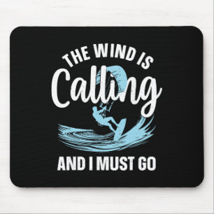 Tapis De Souris Meilleur Art de Kitesurf pour Hommes Femmes Kitebo