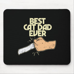 Tapis De Souris Meilleur Chat Papa Jamais Drôle Kitten Pet Lover P
