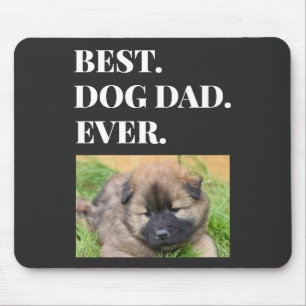 Tapis De Souris Meilleur Chien Papa Jamais Pet Photo