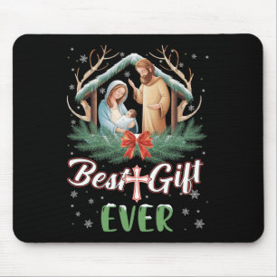 Tapis De Souris Meilleur Cool de Noël Jésus scène de la Nativité C