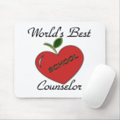 Tapis De Souris Meilleur Counsleor du monde (Avec souris)
