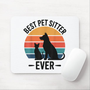 Tapis De Souris Meilleur Garde de Chien Drôle Cadeau de Soins pour