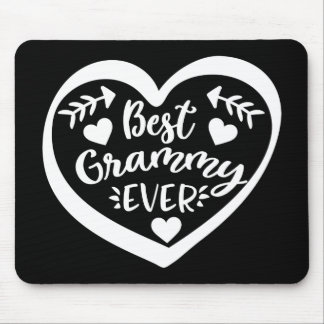 Tapis De Souris Meilleur Grammy jamais Coeur Design