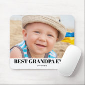Tapis De Souris Meilleur Grand-Père Photo (Avec souris)
