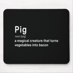 Tapis De Souris Meilleur Hilaire Cochon et Bacon Définition Fun Ca