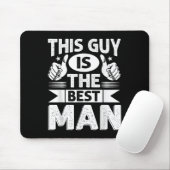 Tapis De Souris Meilleur homme demoiselles d'honneur mariage drôle (Avec souris)