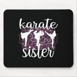 Tapis De Souris Meilleur Karate Soeur Fier Karate Sis