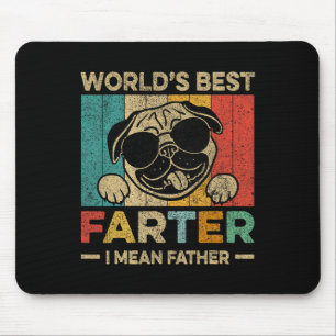 Tapis De Souris Meilleur Monde Plus Loin Je Veux Dire Père Mens Fê