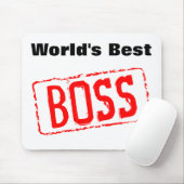 Tapis De Souris Meilleur Pad Souris Boss au monde (Avec souris)